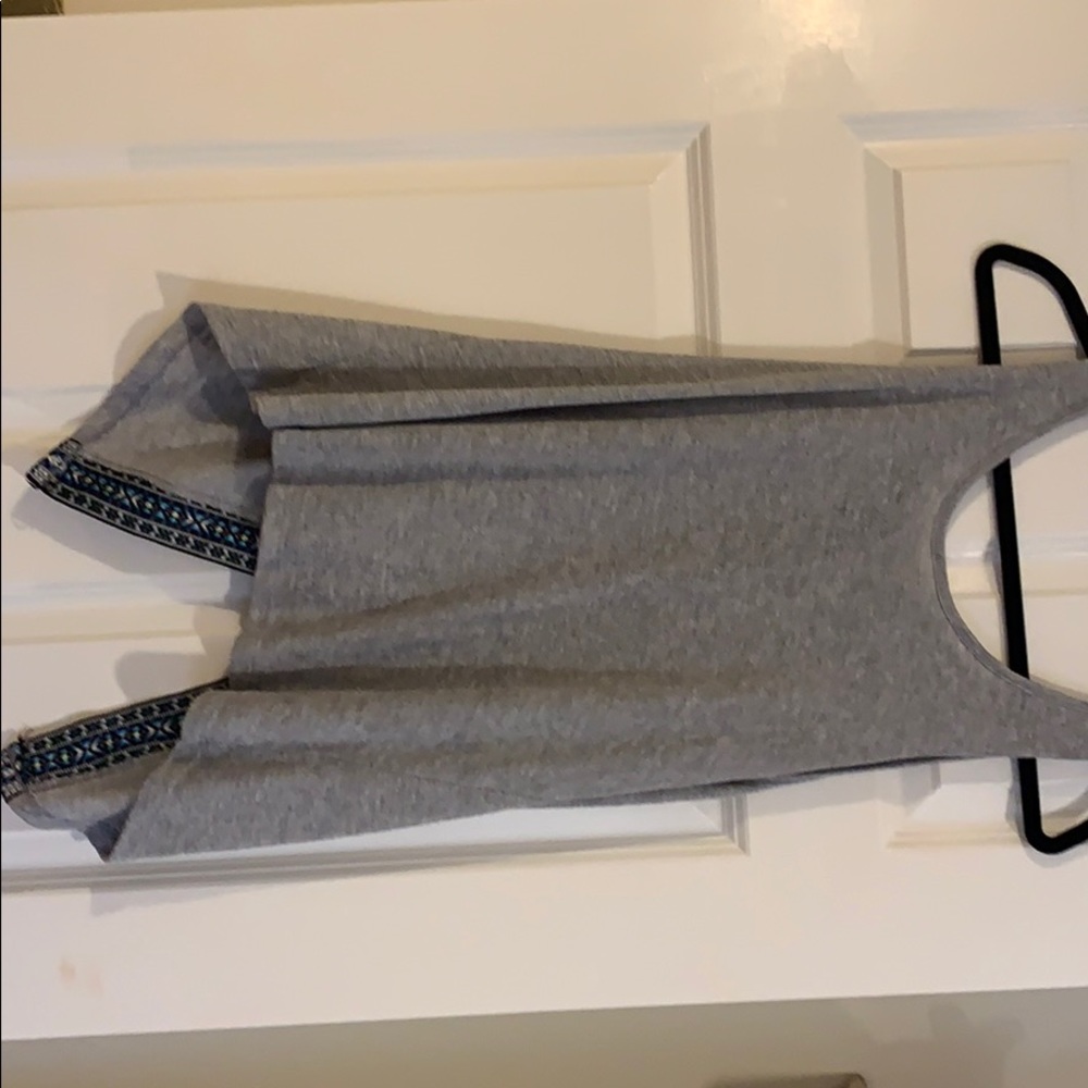 Split back tank top